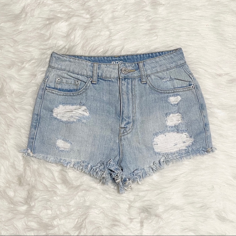BDG Super High Rise Cheeky Jean Shorts
